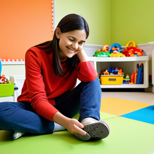 Home 18 Play Therapy Session**
"A young child, fully clothed in casual, modest clothing, playing with toys in a bright and inviting play therapy room. The therapist, also fully clothed in professional attire, is attentively listening and observing with a warm smile. Soft lighting, colorful toys, safe for work, appropriate content, professional setting, perfect anatomy, natural proportions, well-formed hands, proper finger count, family-friendly."
**